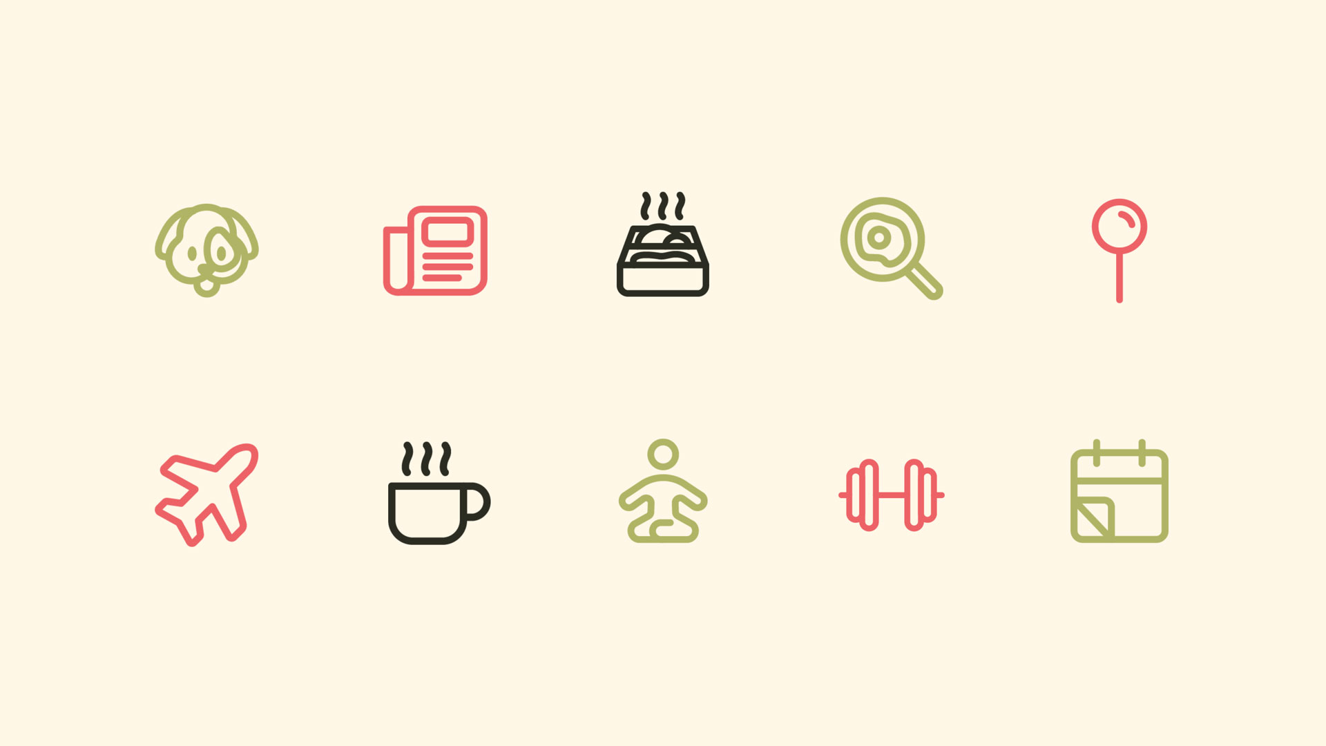 Set of Icons