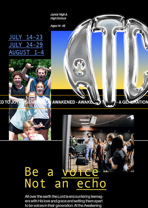 Awakening Teen Camps 2024 Branding Conepts