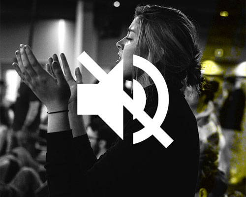 Mute Icon for 40 Days of Listening social media campaign